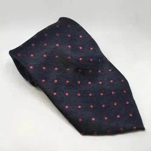 Equetech Adult Polka Dot Show Ties Navy / Red Riding Ties