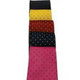 Equetech Adult Polka Dot Show Ties Navy / Red Riding Ties Barnstaple Equestrian Supplies