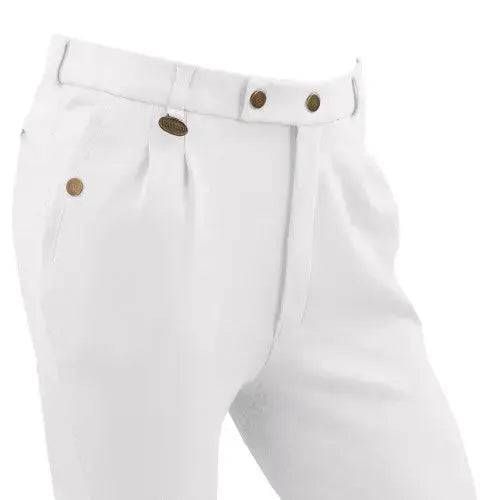 Equetech Boys Breeches Casual Style White 24" Equetech Legwear Barnstaple Equestrian Supplies