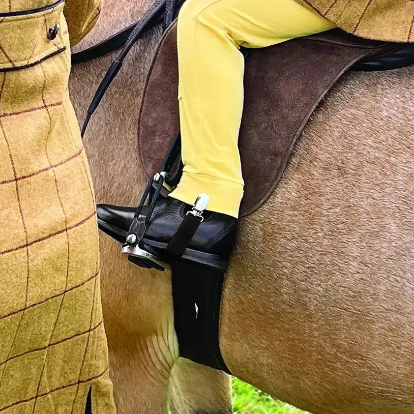 Equetech Childs Jodhpur Clips Pair Black Jodhpur Clips