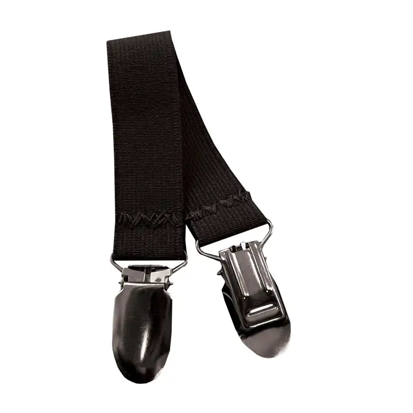 Black fabric equetech childs jodhpur clips with metallic clasps perfect for secure childs jodhpur clips use