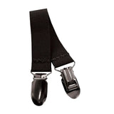 Black fabric equetech childs jodhpur clips with metallic clasps perfect for secure childs jodhpur clips use