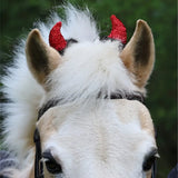 Equetech Childs Pony Devil Bridle Horns 