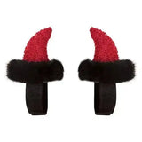 Equetech Childs Pony Devil Bridle Horns Novelty Riding Hat Covers