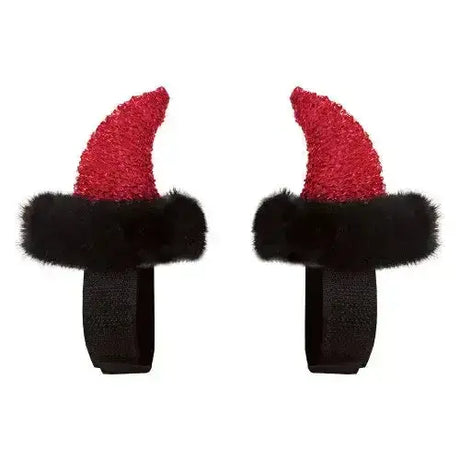 Equetech Childs Pony Devil Bridle Horns Novelty Riding Hat Covers
