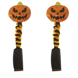 Equetech Childs Wicked Pumpkin Bridle Boppers Orange (Pair) Bridle Accessories