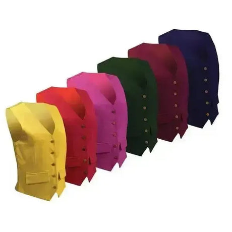 Equetech Classic Jacquard Waistcoats Junior Pink 30" Competition Clothing