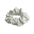 Equetech Hair Scrunchie Paisley Brocade White Hair Scrunchies