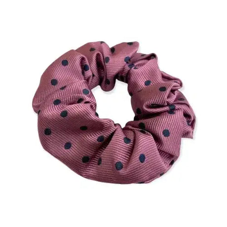 Equetech Hair Scrunchies Polka Dot New Rose / Navy Hair Scrunchies