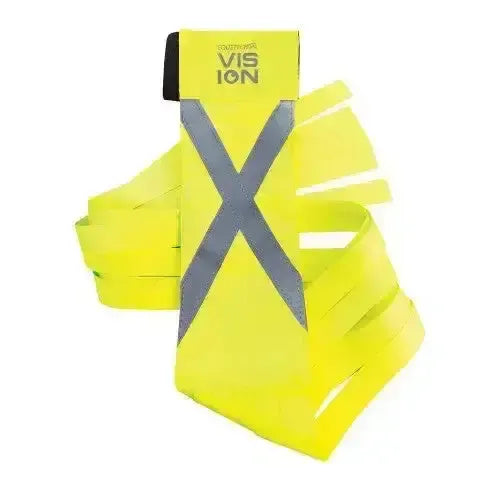 Equetech Hi-Vis Vision Tail Streamers Yellow One size Hi-Vis
