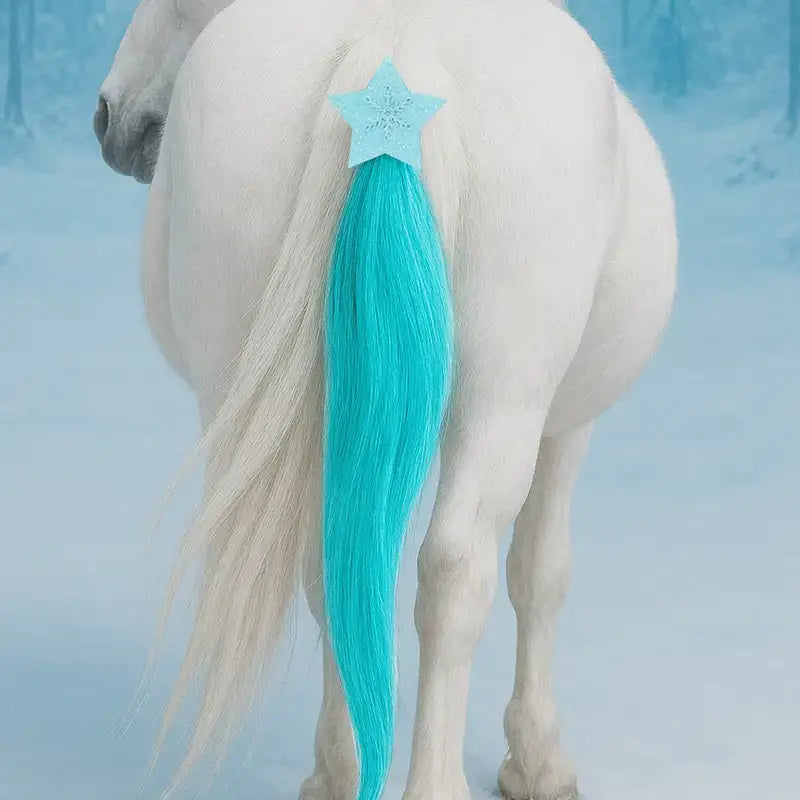 Equetech Icicle Horse Tail Tassel Blue One size Horse Tassels
