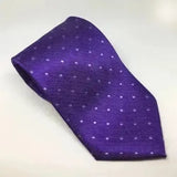 Equetech Junior Polka Dot Ties Purple / White Riding Ties