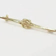 Equetech Knot Stock Pin Gold Plated Stock Pin