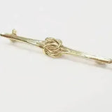 Equetech Knot Stock Pin Gold Plated Stock Pin