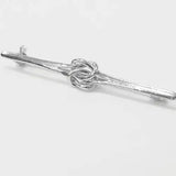 Equetech Knot Stock Pin Silver Stock Pin Barnstaple Equestrian Supplies