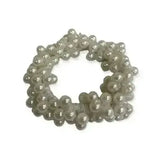 Equetech Pearl Beaded Scrunchie Ivory Hair Scrunchies