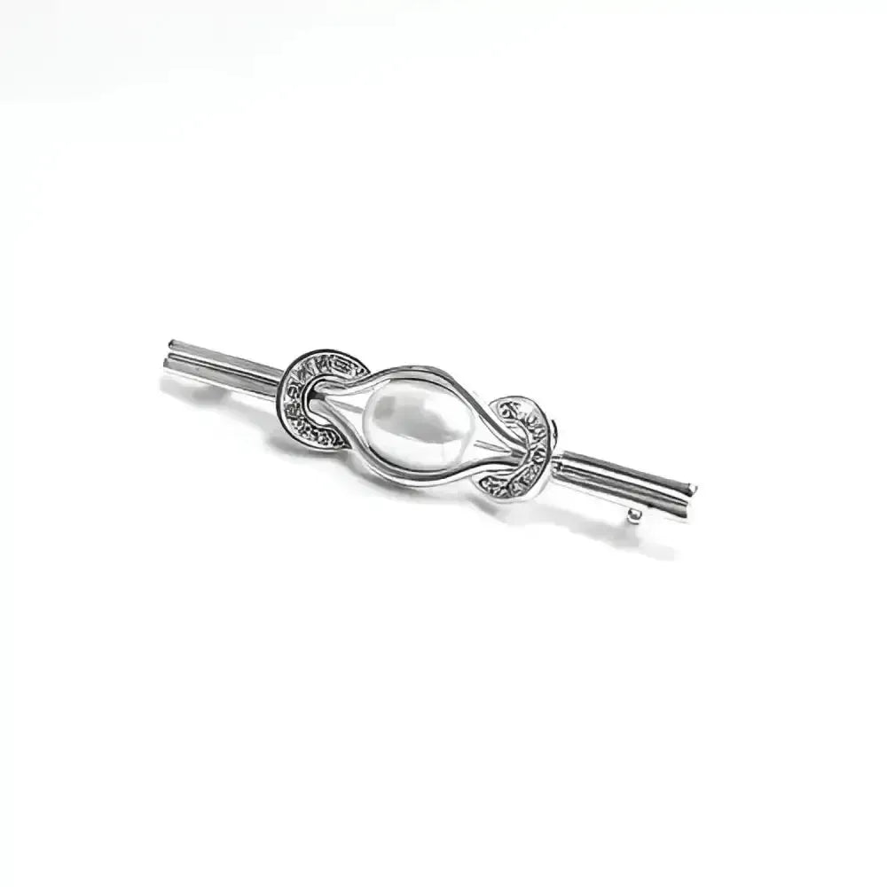 Equetech Pearl & Horseshoes Stock Pin Stock Pin