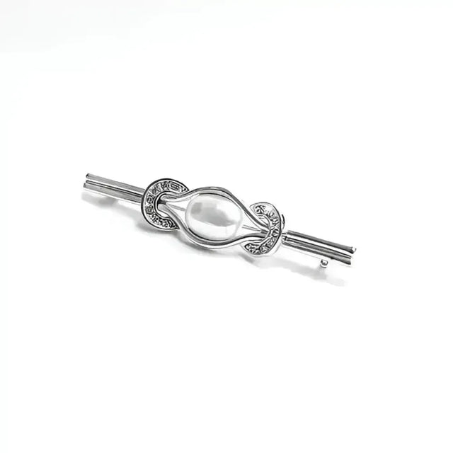 Equetech Pearl & Horseshoes Stock Pin Stock Pin