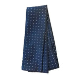 Equetech Pin Spot Riding Stock Navy / White Self Tying Traditional Riding Stocks