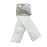 Equetech Pin Spot Riding Stock White / Silver Self Tying Traditional Riding Stocks