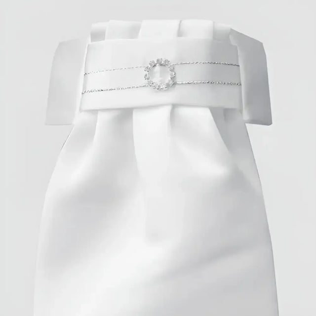 Equetech Ready-Tied Stocks Diamante Circle Deluxe Ready-Tied Stocks