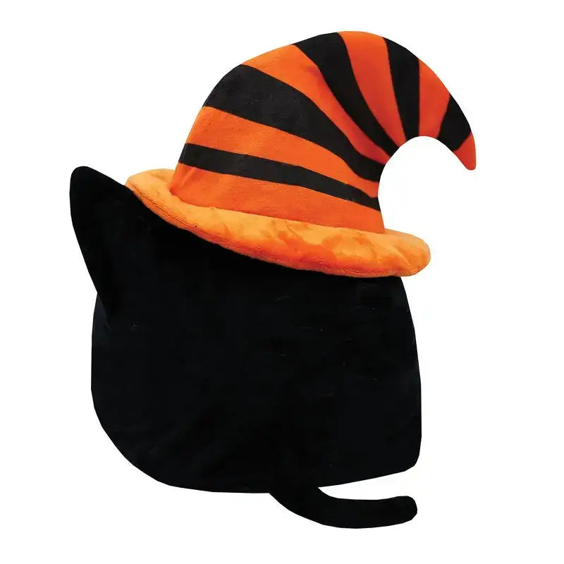 Equetech Salem Cat Hat Silk Black/Orange One size Novelty Riding Hat Covers