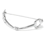 Equetech Snaffle Stock Pin Silver Stock Pin Barnstaple Equestrian Supplies