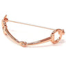 Equetech Snaffle Stock Pin Rose-Gold Competition Accessories Barnstaple Equestrian Supplies