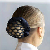 Equetech Solitaire Velvet Scrunchie Black Hair Scrunchies