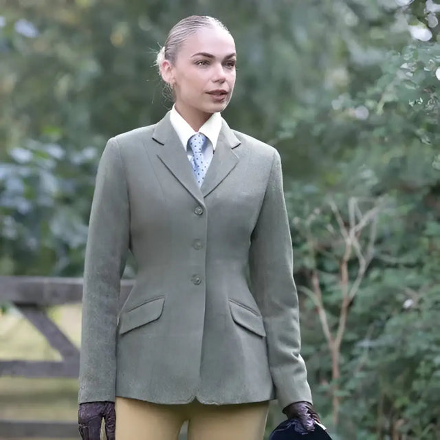 Equetech Thornborough Classic Tweed Riding Jacket 32" Show Jackets Barnstaple Equestrian Supplies