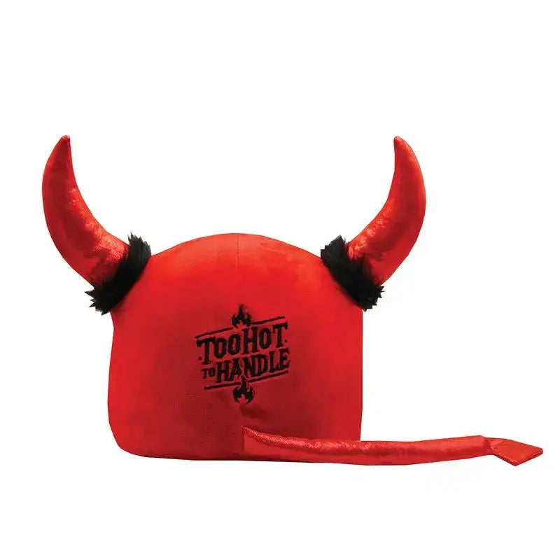 Equetech Too Hot Devil Hat Silk Red One size Novelty Riding Hat Covers