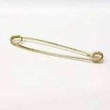 Equetech Traditional Plain Stock Pin Gold 75 mm Stock Pin