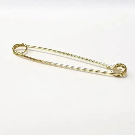Equetech Traditional Plain Stock Pin Gold 75 mm Stock Pin