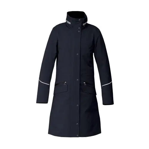 Equetech Utopia Long Waterproof Riding Coat - Midnight Navy / XS - Outdoor Coats & Jackets