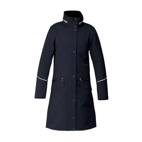 Equetech Utopia Long Waterproof Riding Coat Midnight Navy XS Outdoor Coats & Jackets