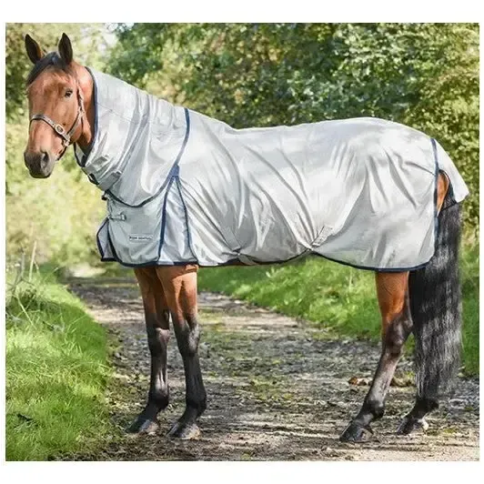 Equi-Sential Fly Rug Silver/Navy 5'0" Fly Rugs