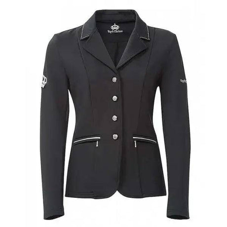 Equi Theme Crystal Competition Riding Jackets - Black 36 Euro Ladies Equi-Theme Show Jackets Barnstaple Equestrian Supplies