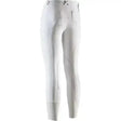 White equi theme pro cotton competition childs breeches with sleek fit and subtle stitching for riding events