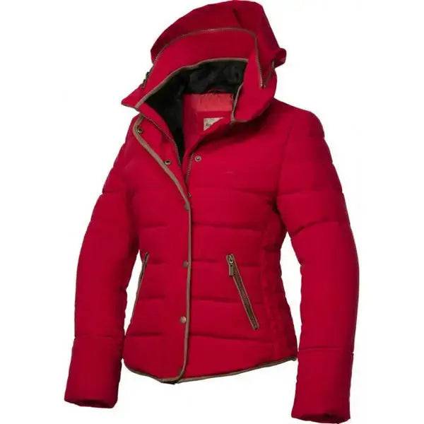Equi Theme Silhouette Quilted Riding Jackets Red Ladies X Small Equi-Theme Outdoor Coats & Jackets Barnstaple Equestrian Supplies