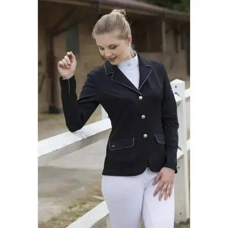 Equi Theme Soft Classic Show Jackets Navy 34 Euro Ladies Equi-Theme Show Jackets Barnstaple Equestrian Supplies
