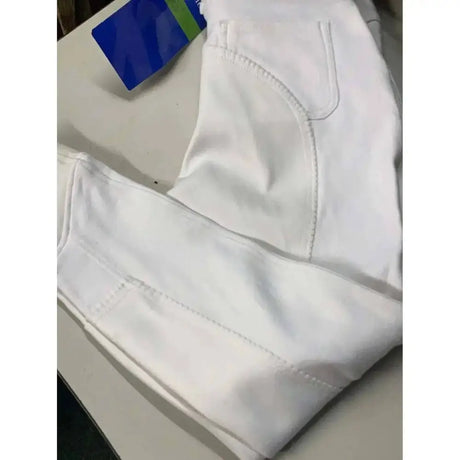 Equi Theme Suedette Full Seat Competition Breeches White-10-Breeches-Equi-Theme-Barnstaple Equestrian Supplies Tack Shop