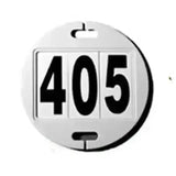 EquiDisc Competitor Number Discs 3 Digits Competition Accessories