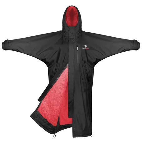 Equidry All Rounder Evolution Black And Coral Large Outdoor Coats & Jackets -  Barnstaple Equestrian Supplies