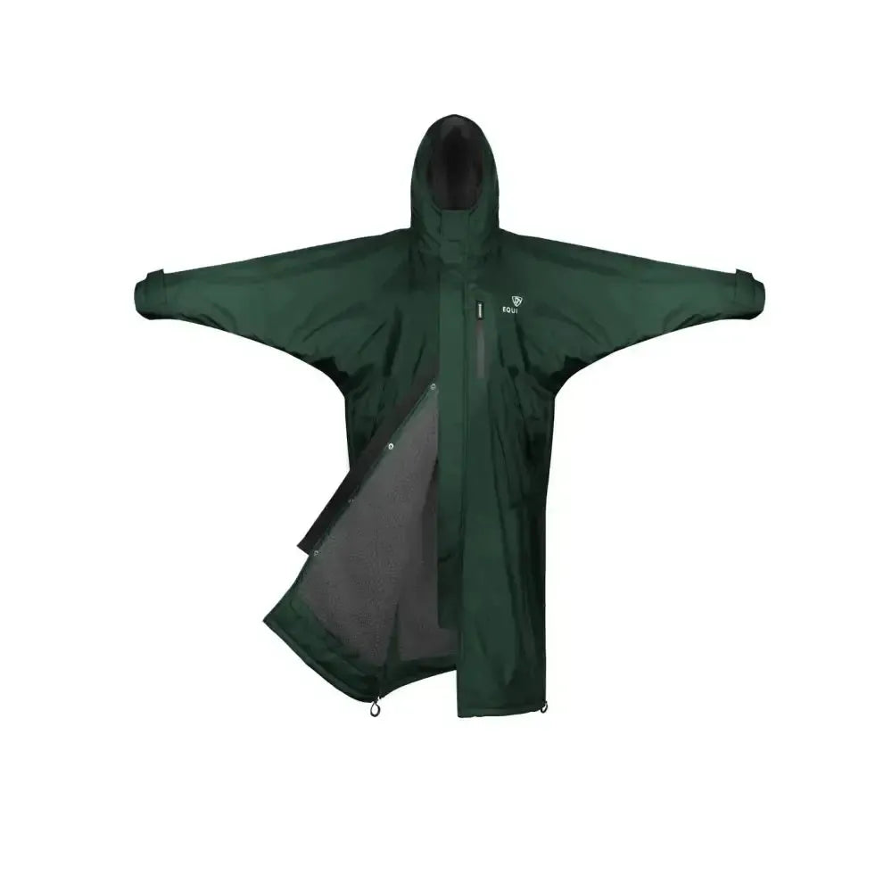 Equidry All Rounder Evolution Black Forest Green and Charcoal Xxs Outdoor Coats & Jackets