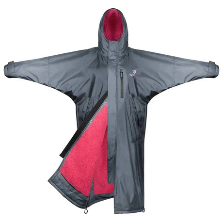 Equidry All Rounder Evolution Charcoal And Peacock Pink Large Outdoor Coats & Jackets -  Barnstaple Equestrian Supplies