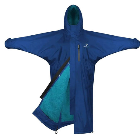 Equidry All Rounder Evolution Ink Blue And Turquoise Large Outdoor Coats & Jackets -  Barnstaple Equestrian Supplies