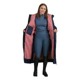 Equidry All Rounder Evolution Navy And Pale Pink - Outdoor Coats & Jackets