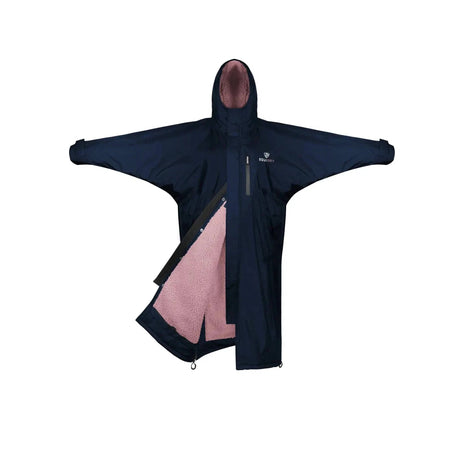 Equidry All Rounder Evolution Navy And Pale Pink Large Outdoor Coats & Jackets -  Barnstaple Equestrian Supplies