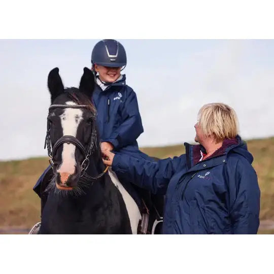 Equidry All Rounder Evolution Navy And Red - Outdoor Coats & Jackets