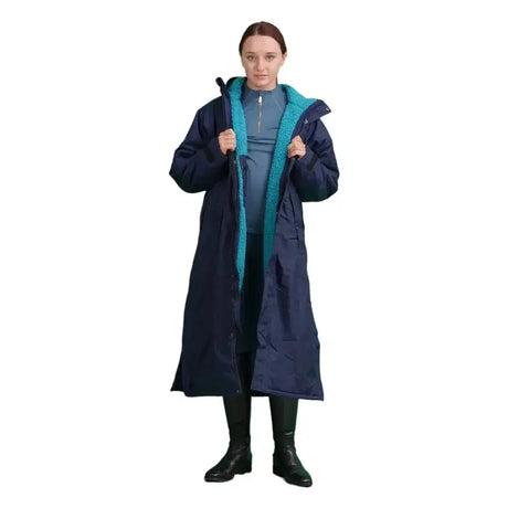 Equidry All Rounder Evolution Navy And Turquoise Xxs Outdoor Coats & Jackets Barnstaple Equestrian Supplies